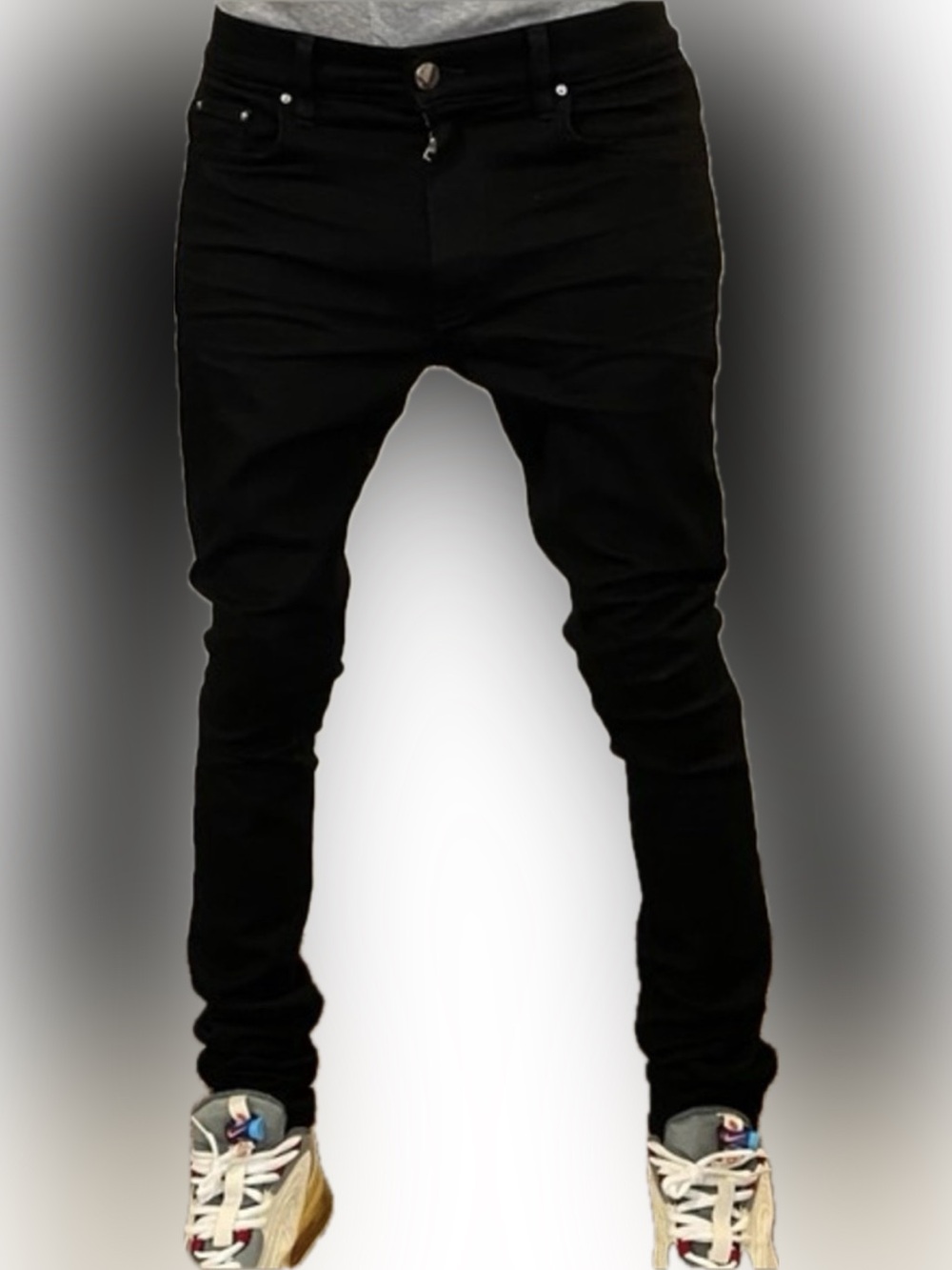 AMIRI Black stack 31 waist authentic zip fly OG drop Men's Skinny slim Jeans 🆕